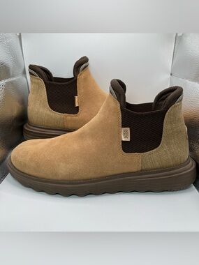 Hey Dude Women's Branson Boot Suede Leather Size 10 Cognac 40389